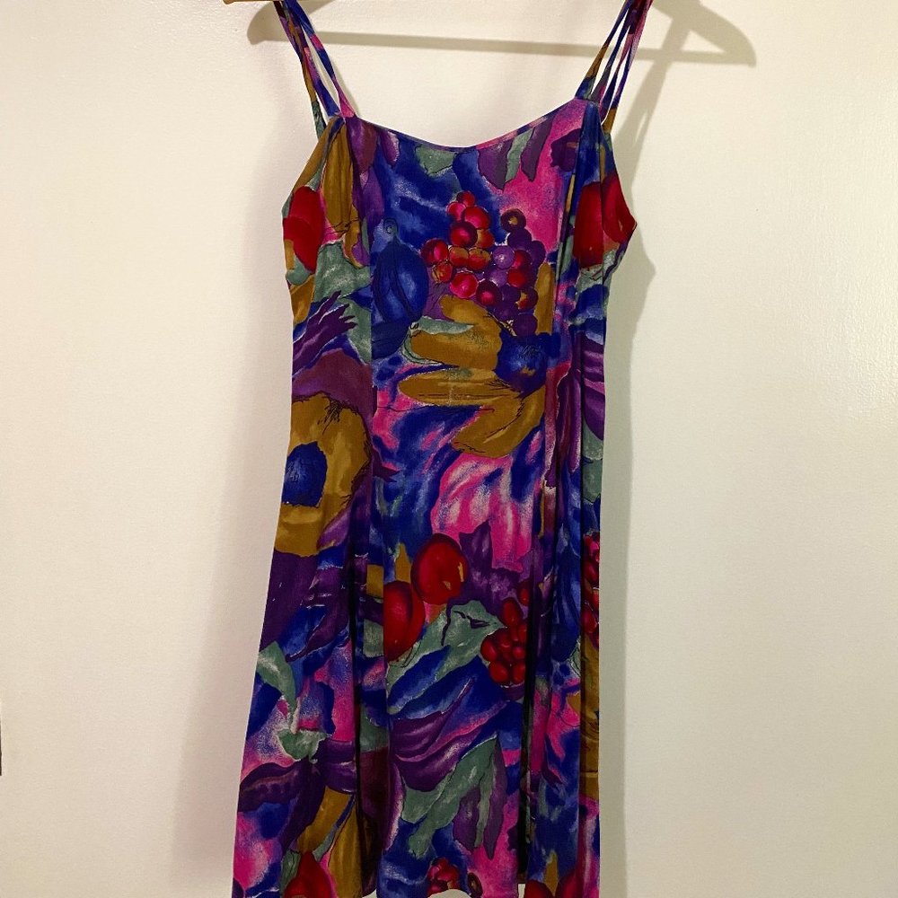 1990's Vintage Fruit Bowl Dress